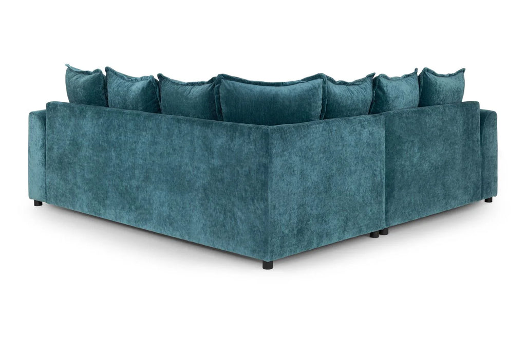 The Cotswold Large Corner Sofa In Teal