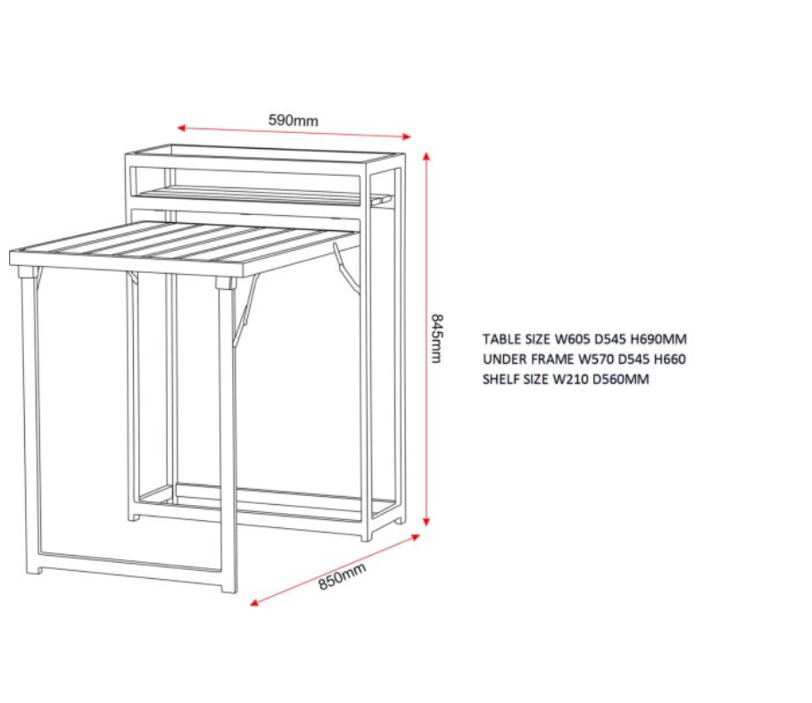 FOLDAWAY 2+1 GARDEN FURNITURE SET BY HARRY CHRISTIAN HOME ESSENTIALS