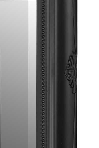 Black Ornate Full Length Mirror