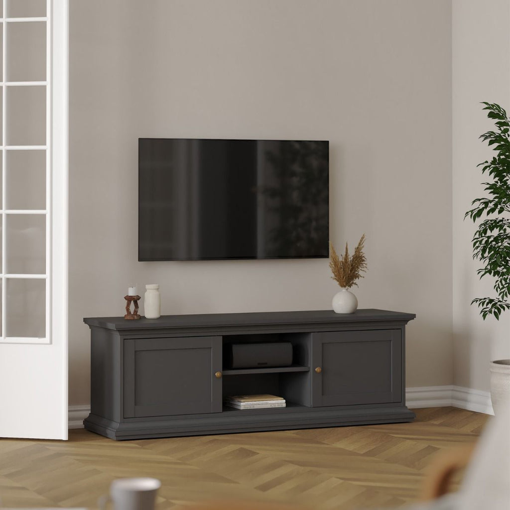 Harry Christian Home Deluxe Shaker Style Matt Grey Living Room Set