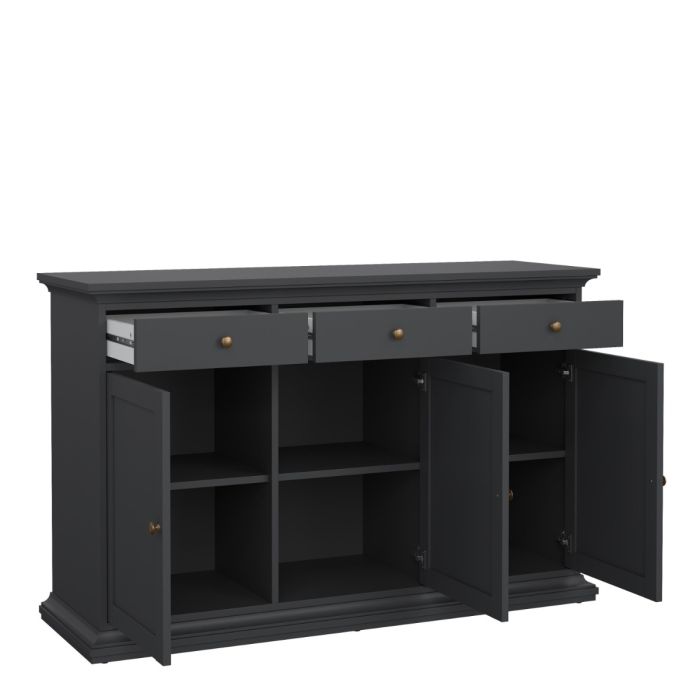 Harry Christian Home Deluxe Shaker Style Matt Grey Living Room Set