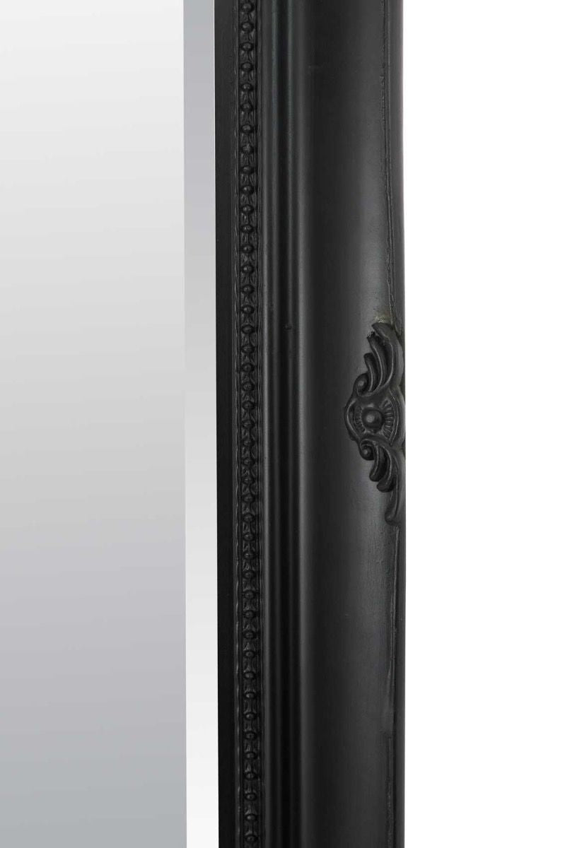 Black Ornate Full Length Mirror