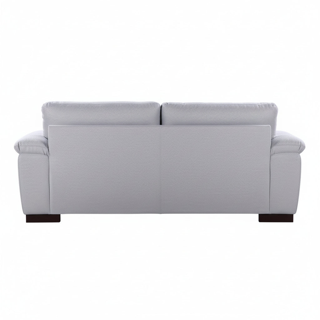 Smoke Woven Fabric 3 Seater Sofa