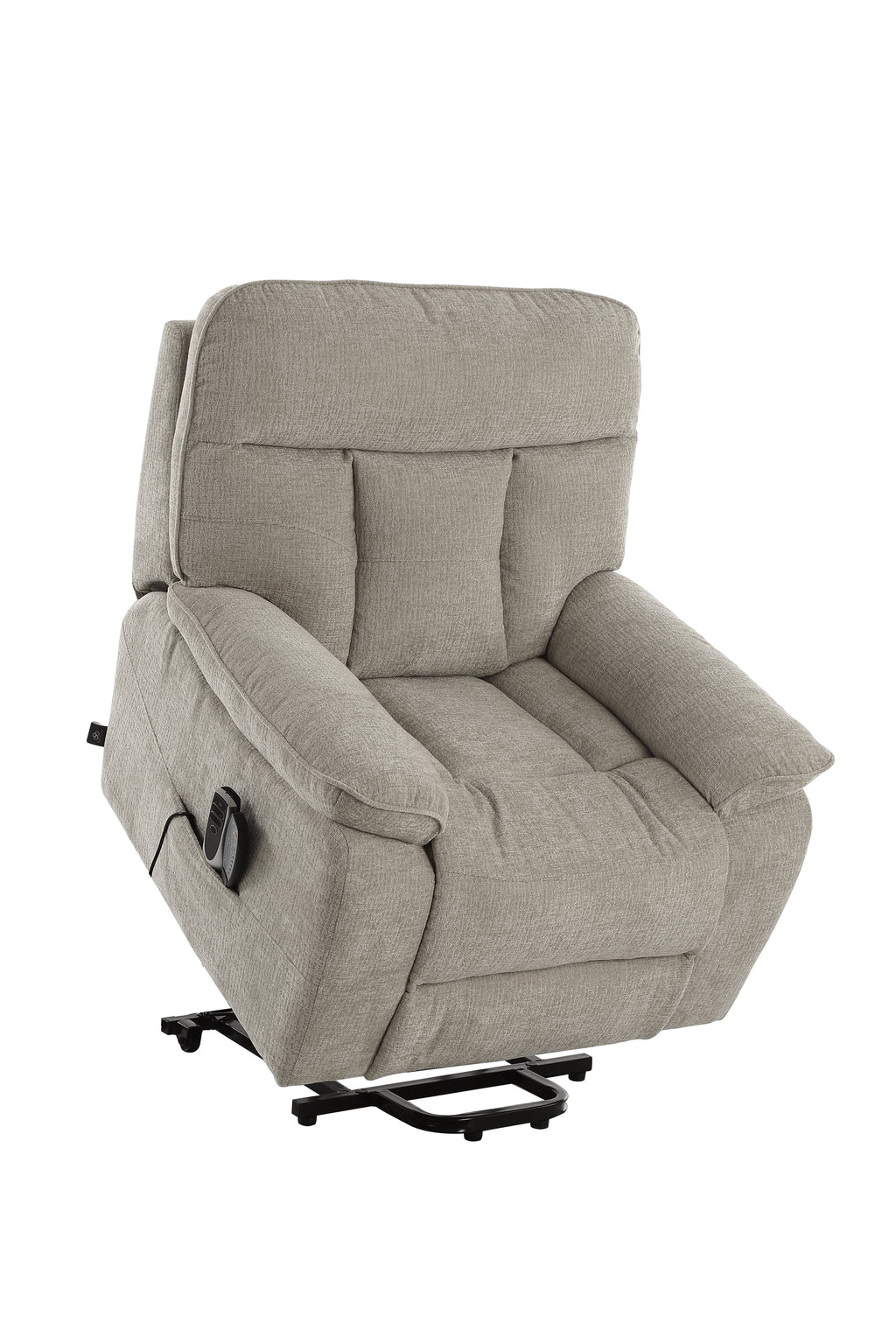 Heritage Home Rise and Recline + Massage + Heat Armchair in Grey