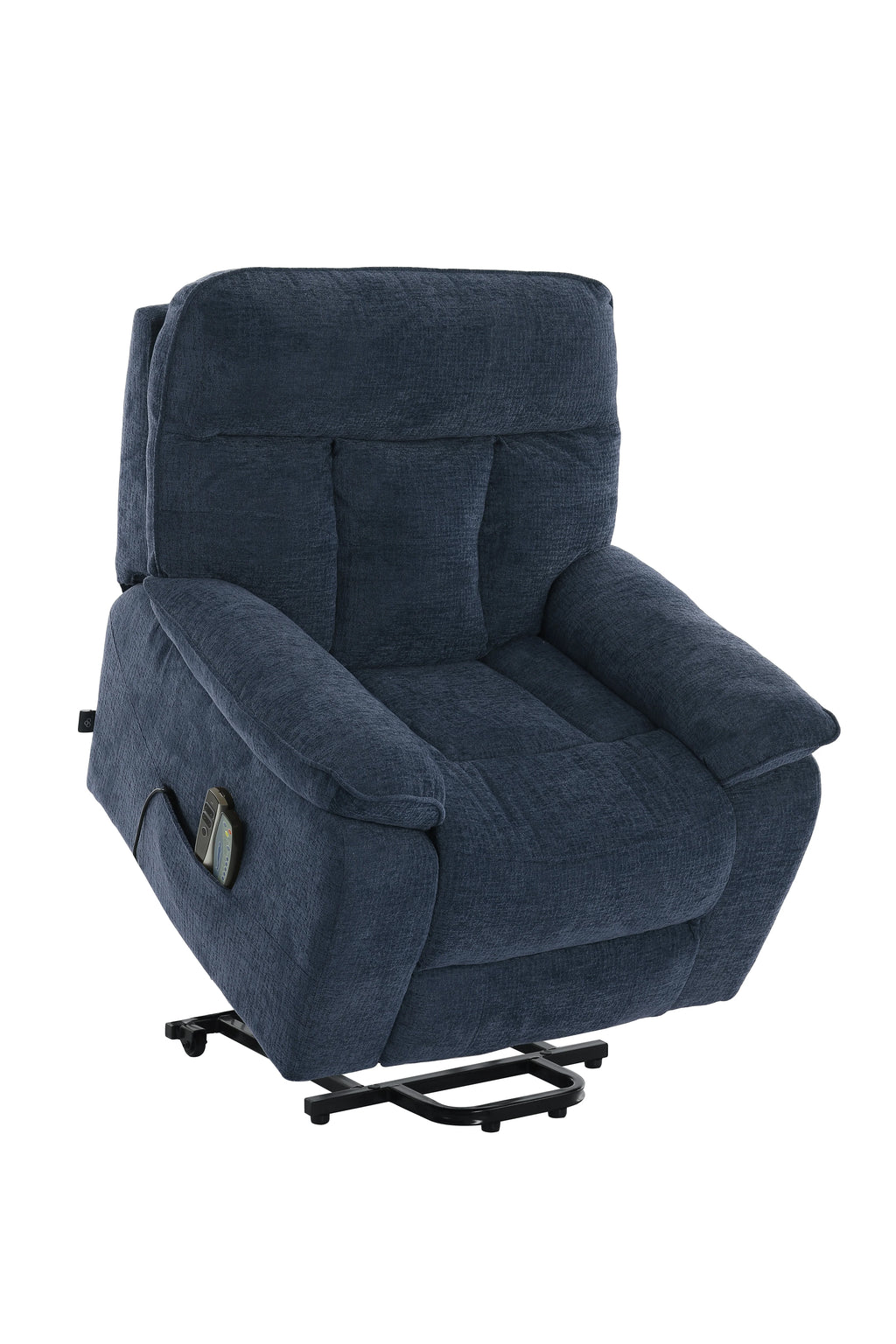 Heritage Home Rise and Recline + Massage + Heat Armchair in Blue