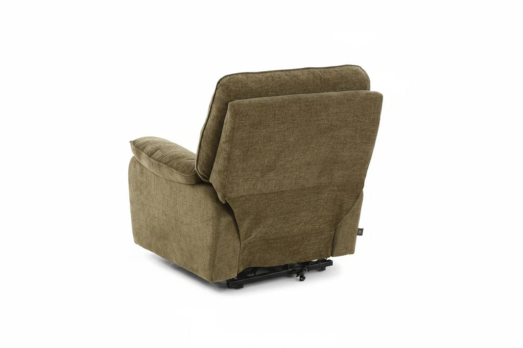 Heritage Home Rise and Recline + Massage + Heat Armchair in Brown