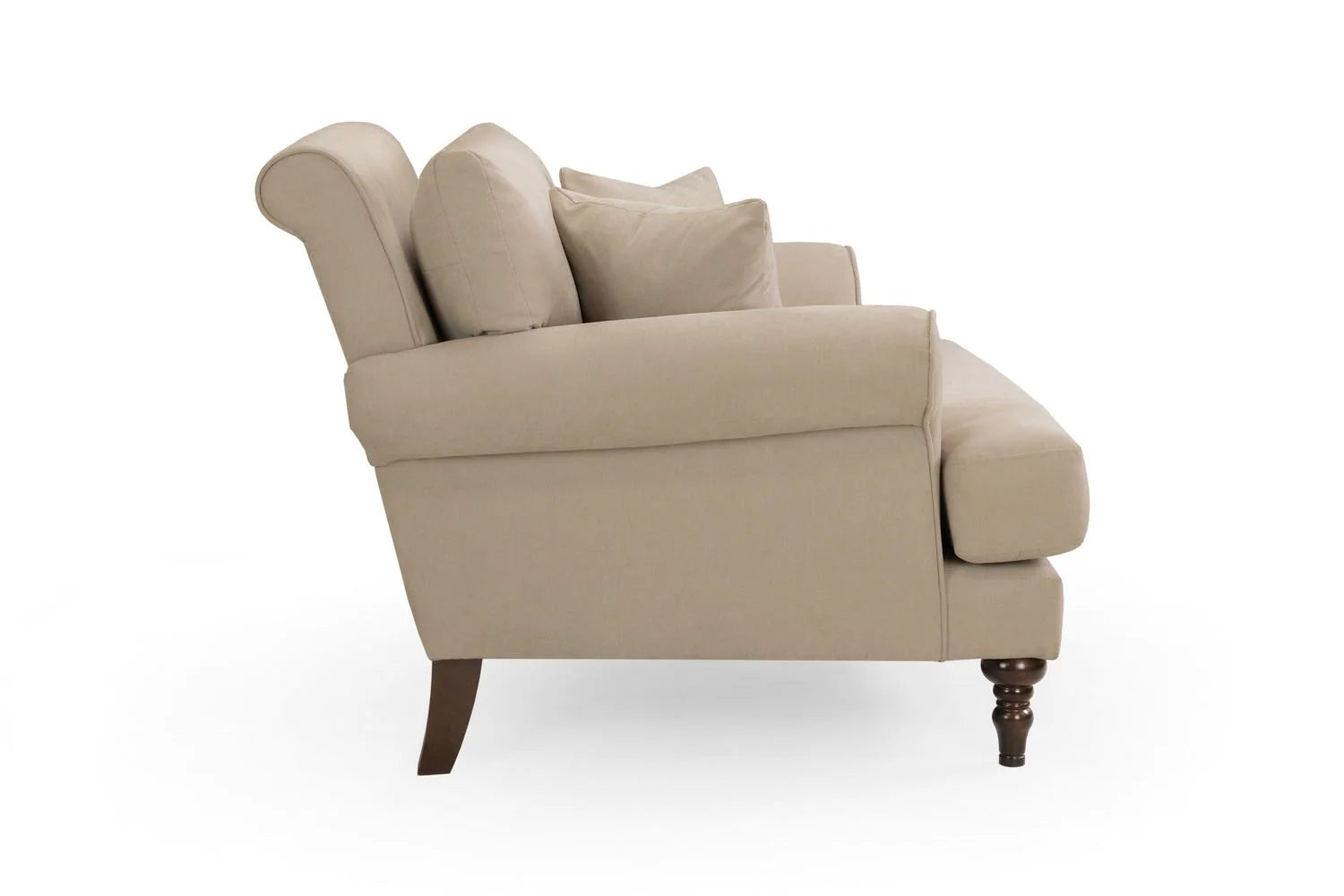 The Sandringham Love Seat Style Armchair In Beige