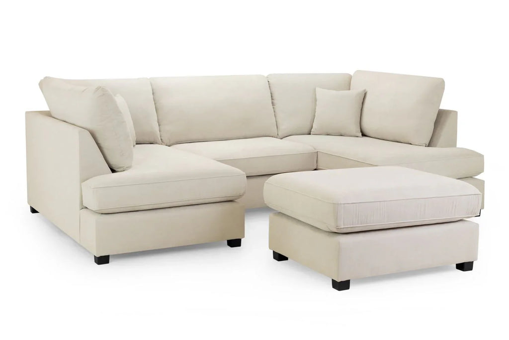 Valencia Cinema U-Shape Sofa In Beige