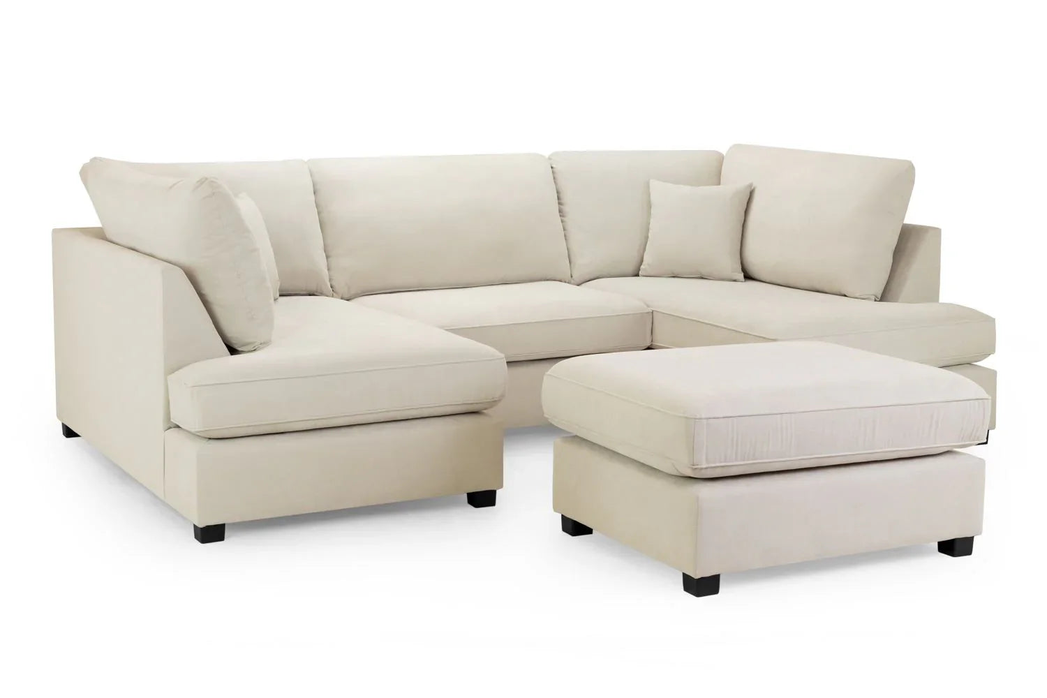 Valencia Cinema U-Shape Sofa In Beige