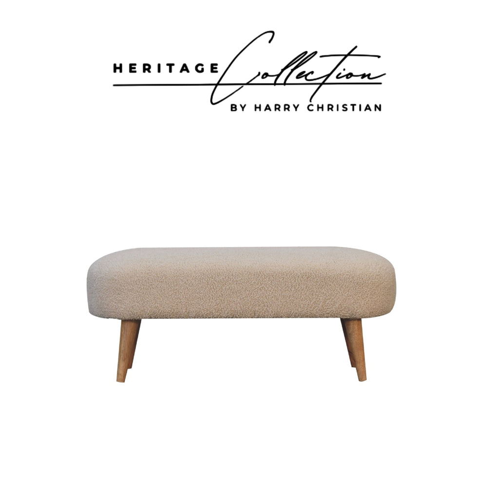 Heritage Collection Boucle Hallway Bench