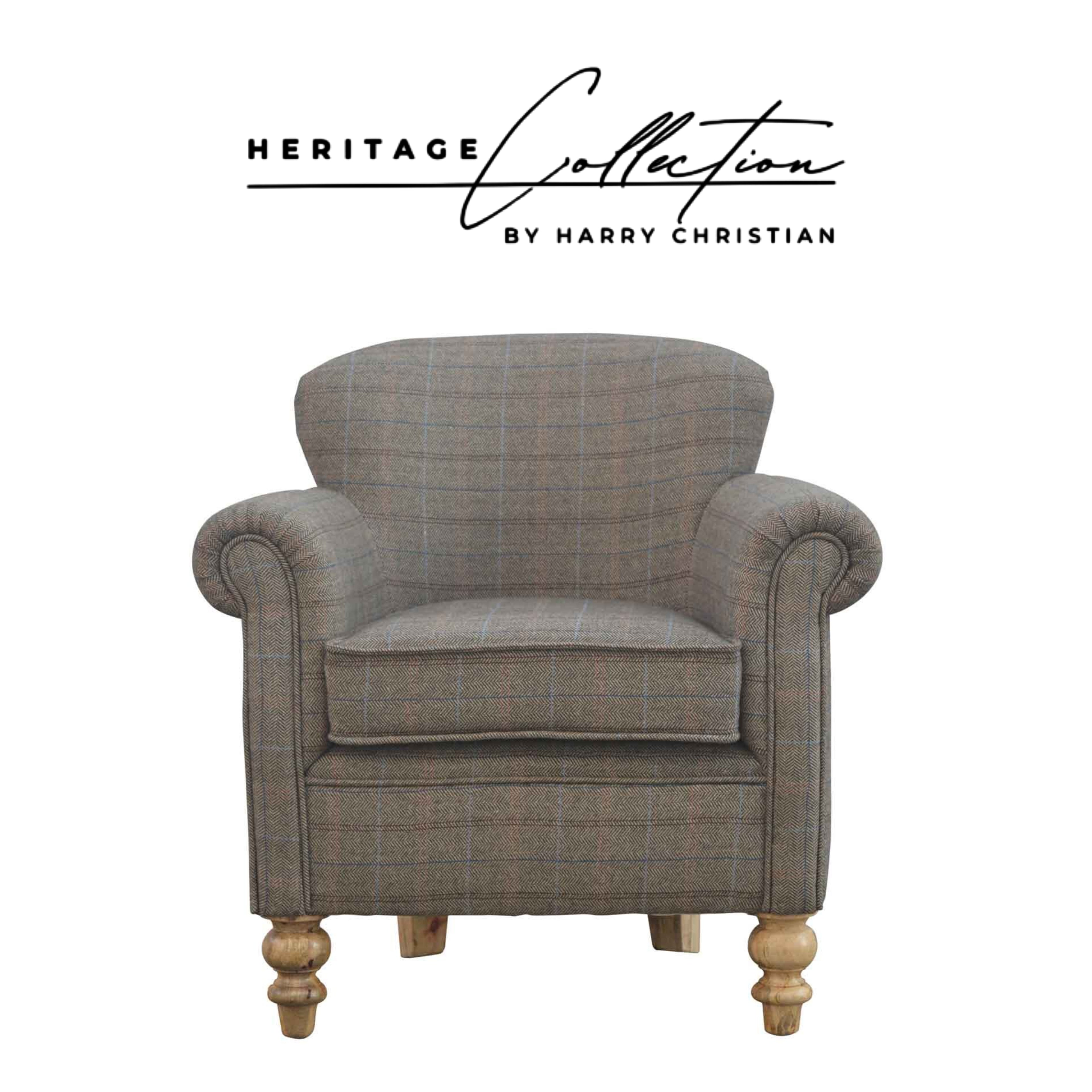 Heritage Collection Multi-Tweed Armchair