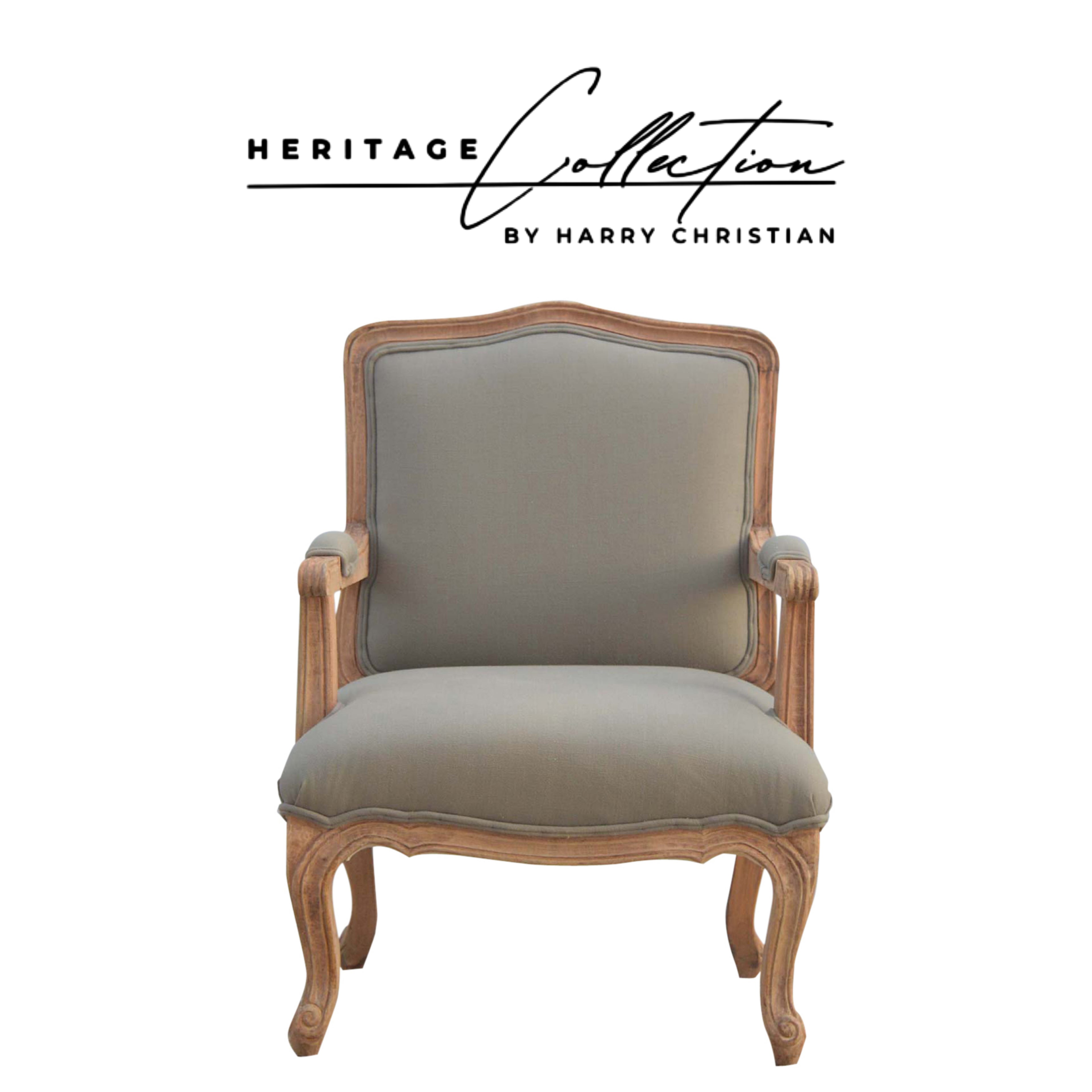 Heritage Collection French Style Upholstered Armchair