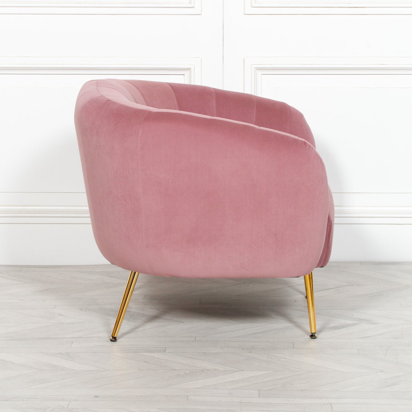 Pink Velvet Armchair