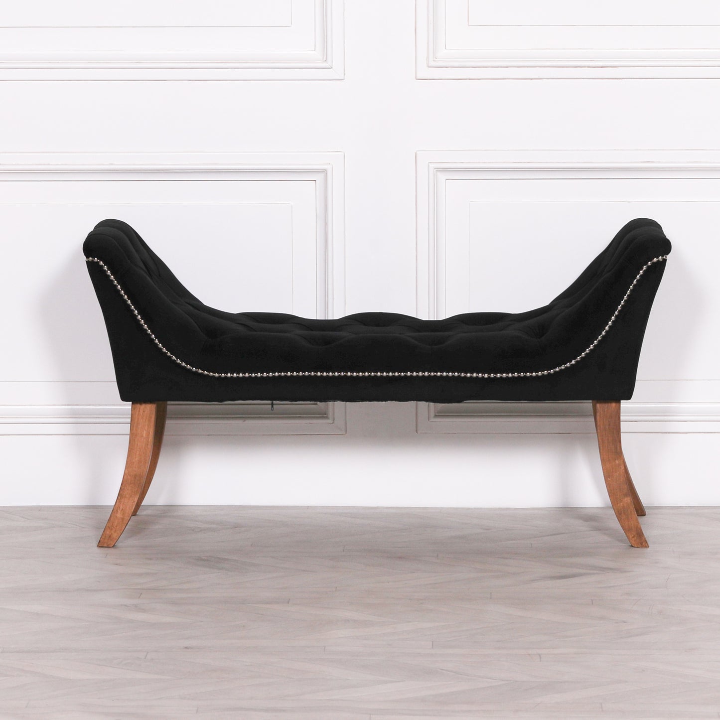 Black Velvet Bench