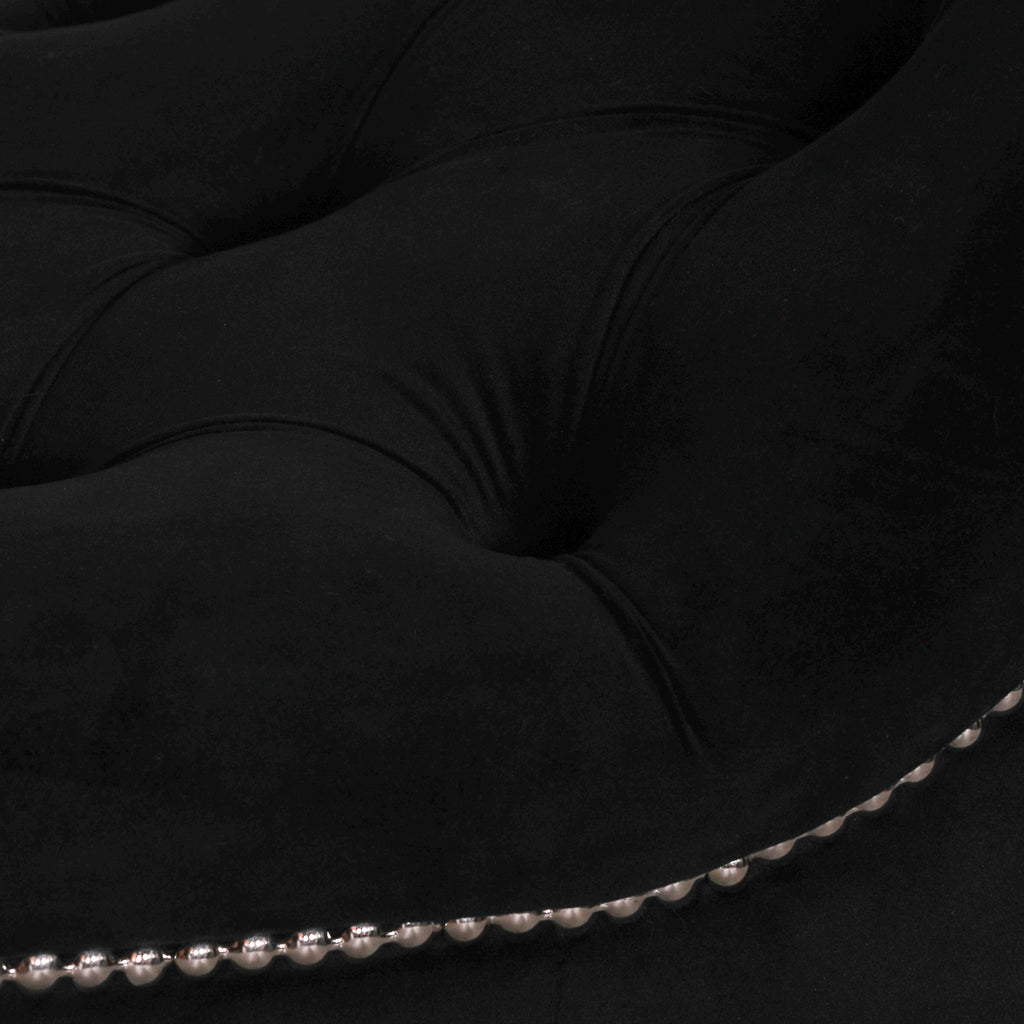 Black Velvet Bench