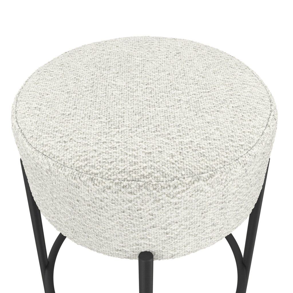 Harry Christian Home Ivory Counter Stool