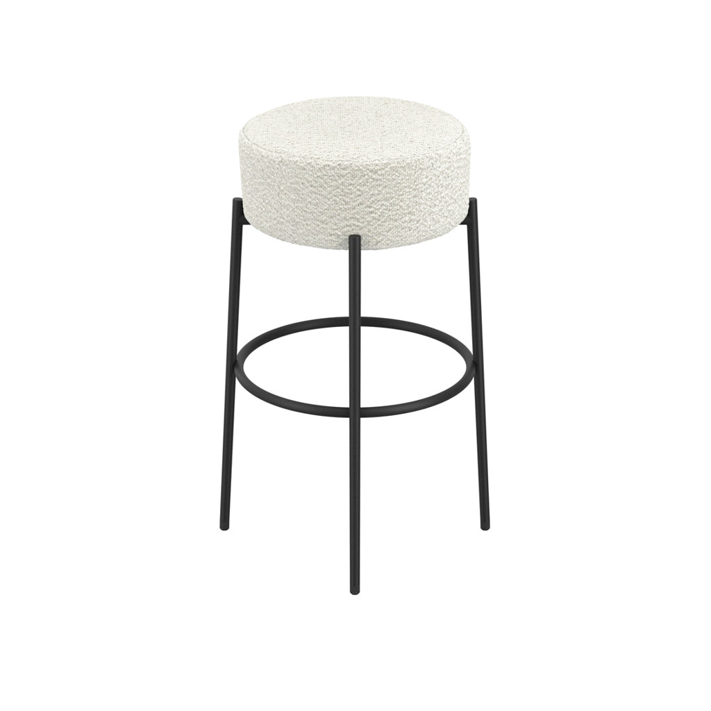 Harry Christian Home Ivory Counter Stool
