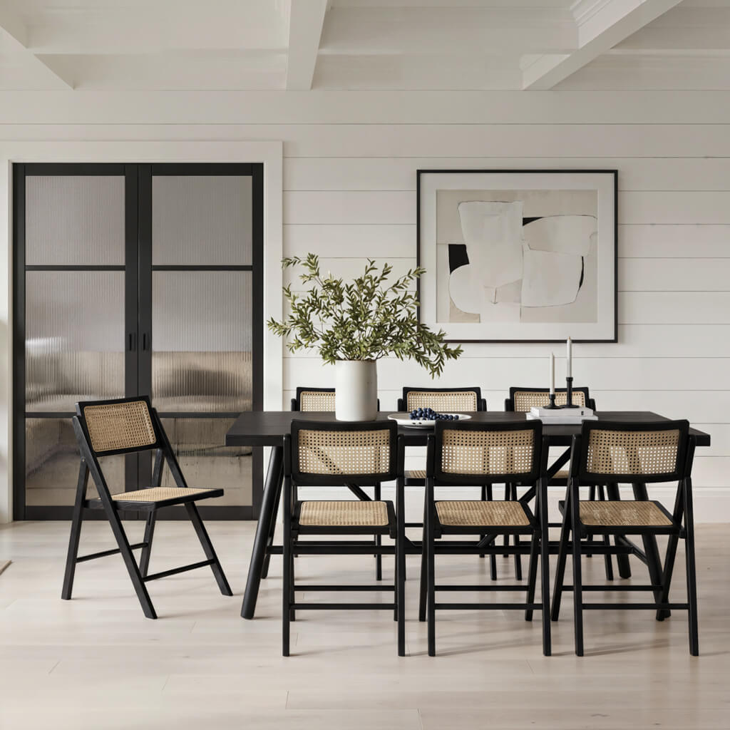 Harry Christian Home Ashton Dining Chair in Black