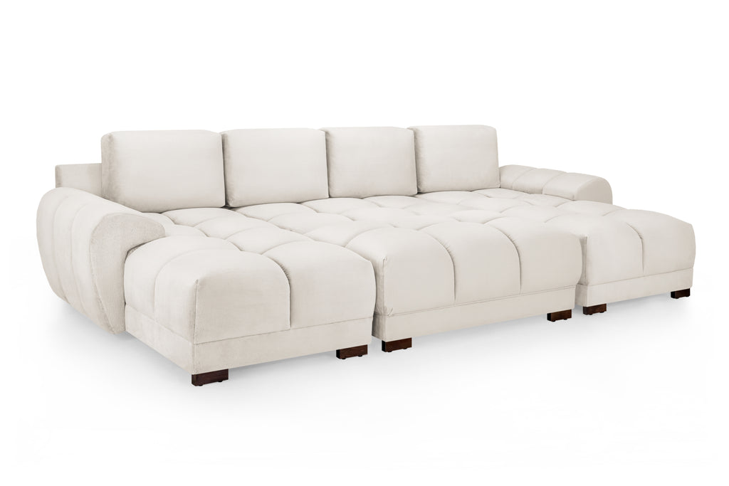 Azzuro Sofa Cream U Shape Corner