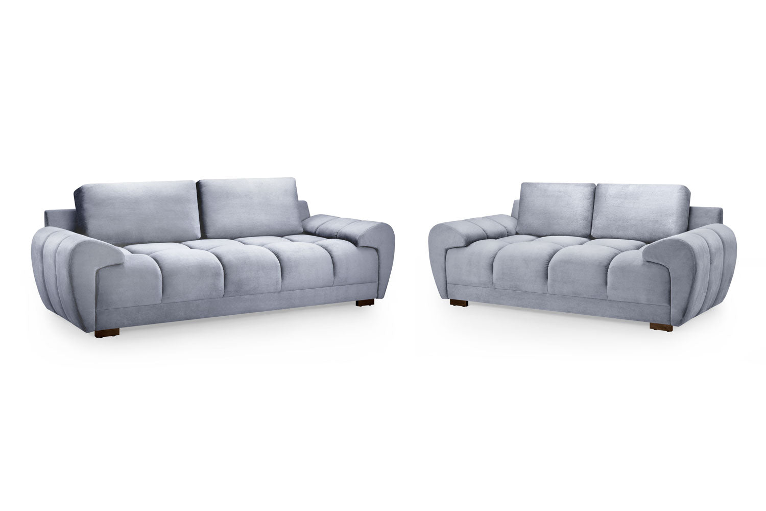Azzuro Sofa Grey 3 Seater