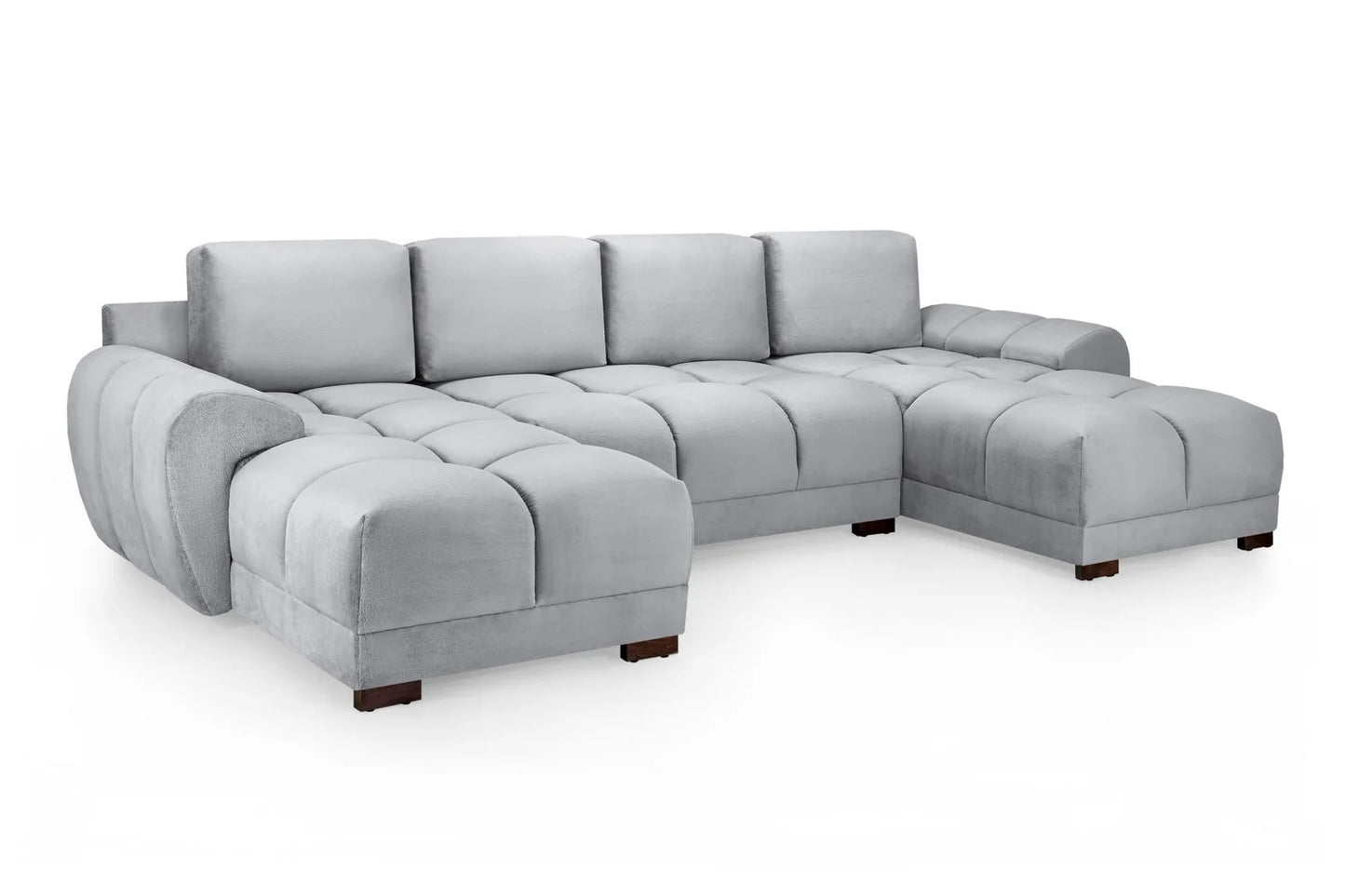 Milan U Shape Sofa Grey