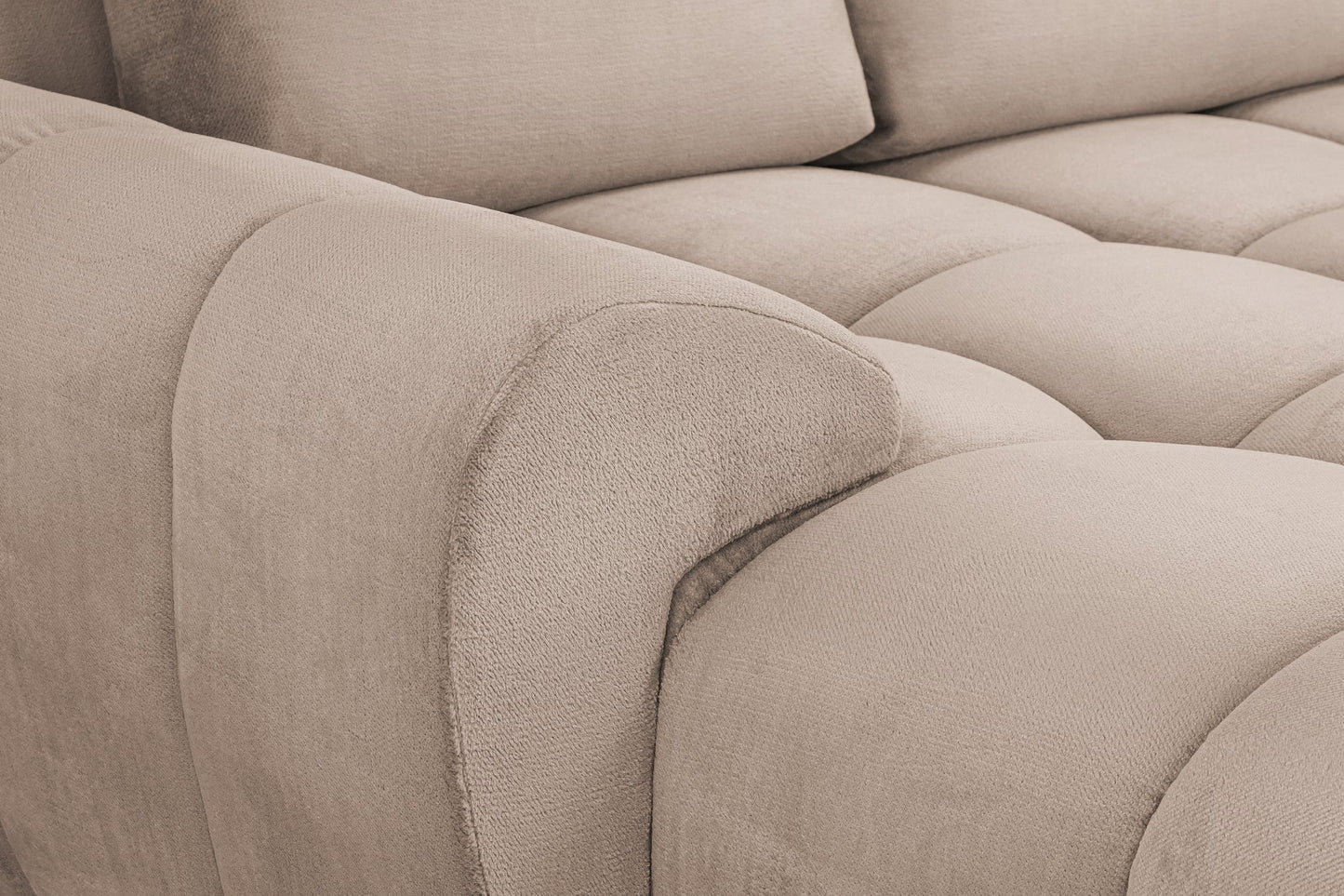 Milan U Shape Sofa Mocha