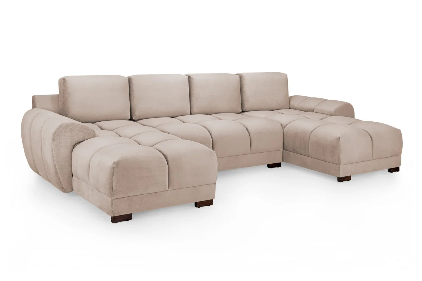 Milan U Shape Sofa Mocha