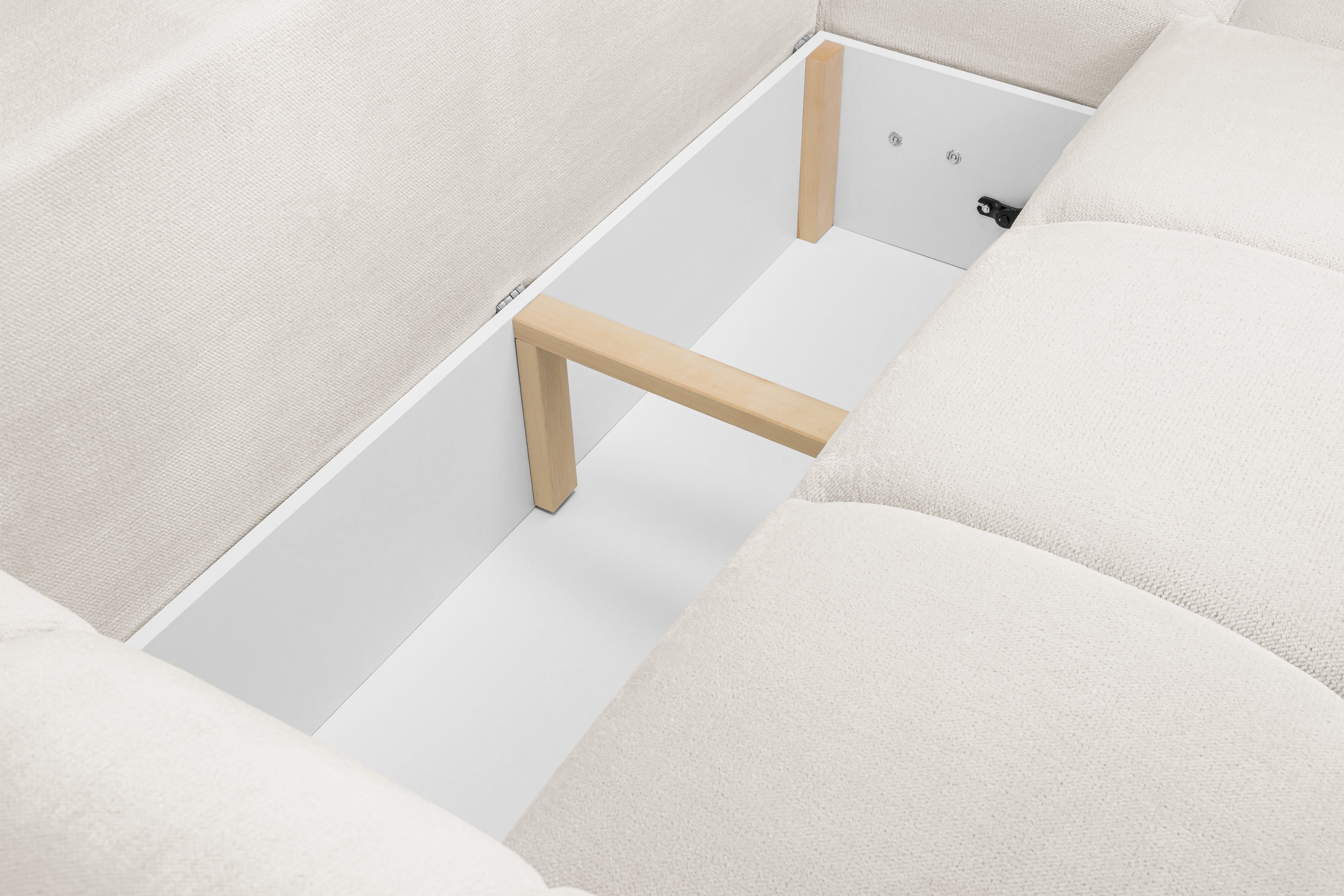 Azzuro Sofabed Cream Universal Corner