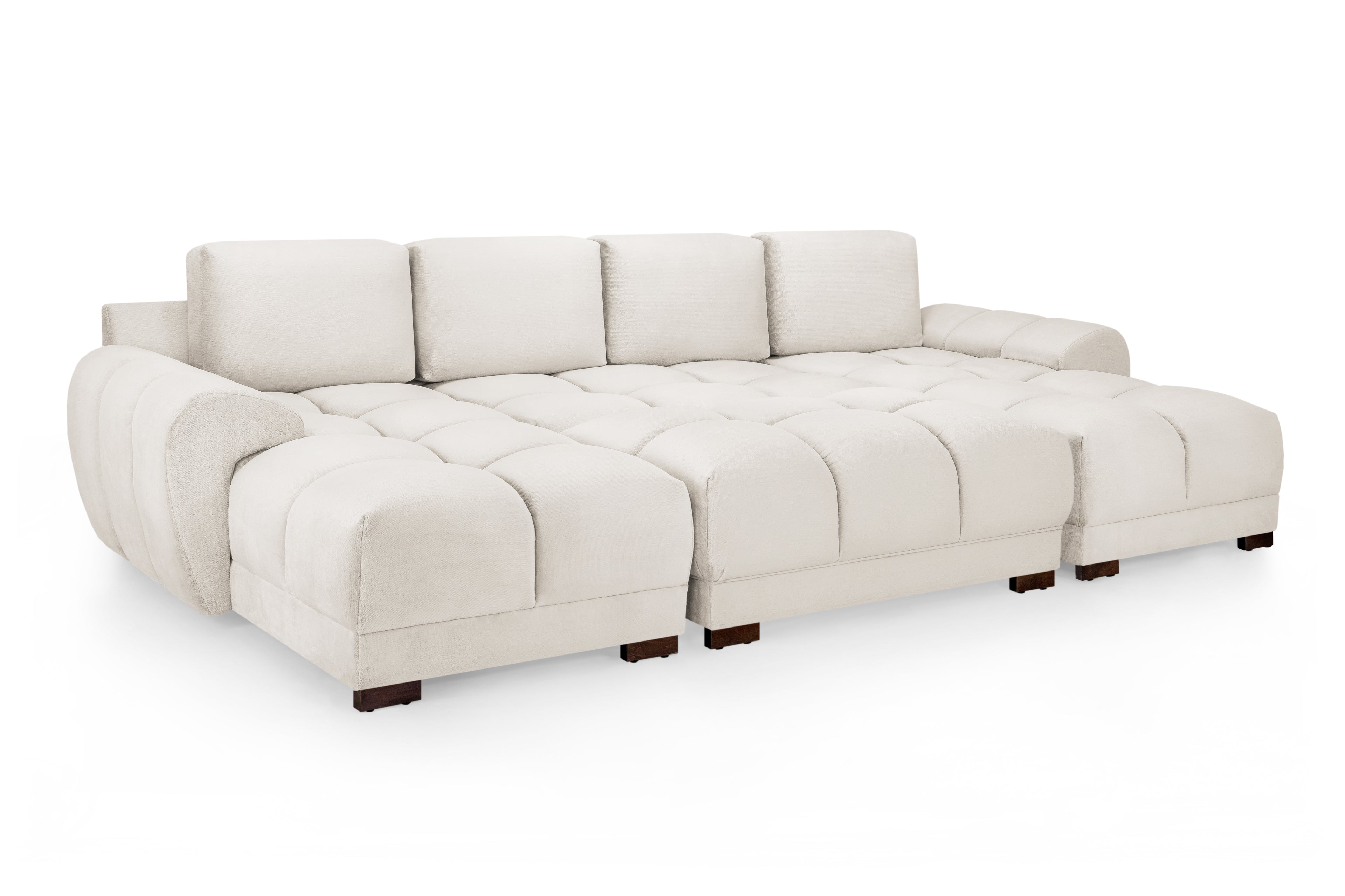 Azzuro Sofa Cream Footstool