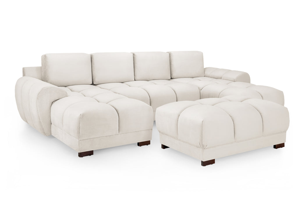 Azzuro Sofa Cream Footstool