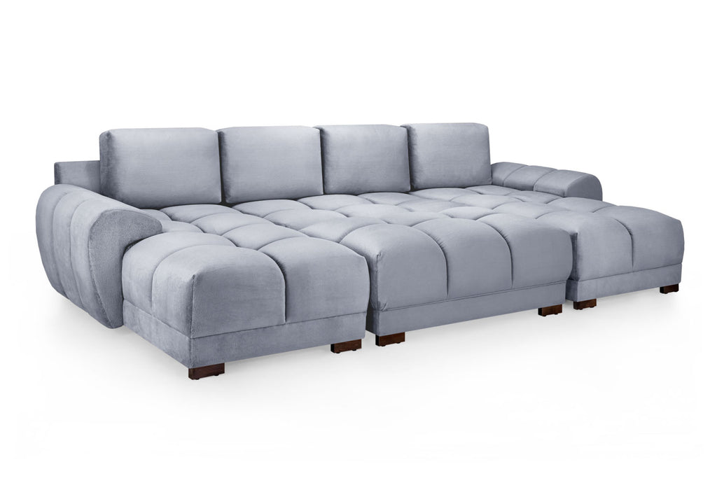 Azzuro Sofa Grey Footstool