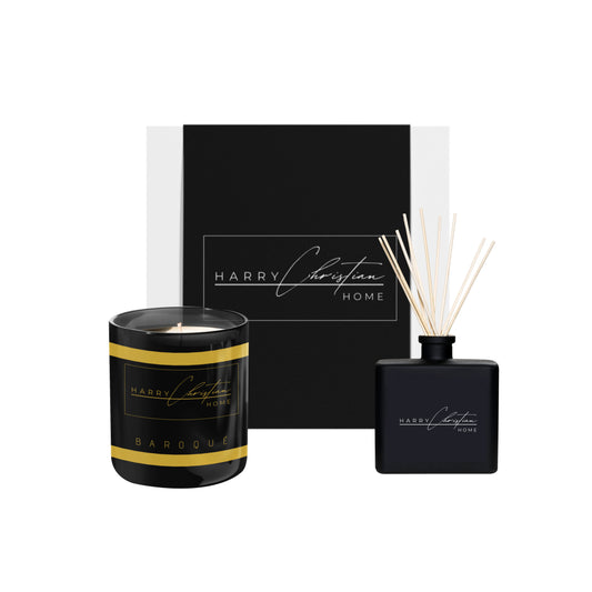 Harry Christian Home Baroqué Reed Diffuser & Candle Gift Set
