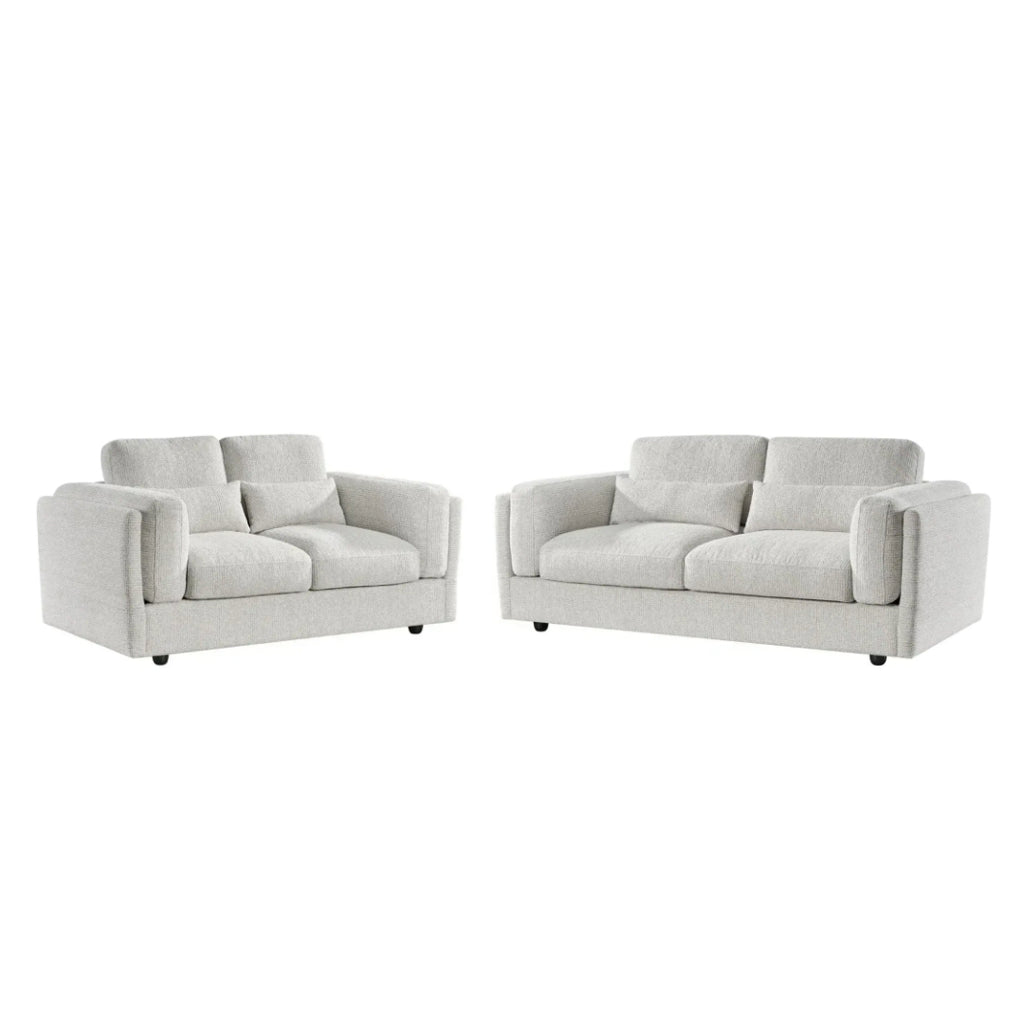 Harry Christian Home Bellagio 3+2 Sofa Set in Light Beige