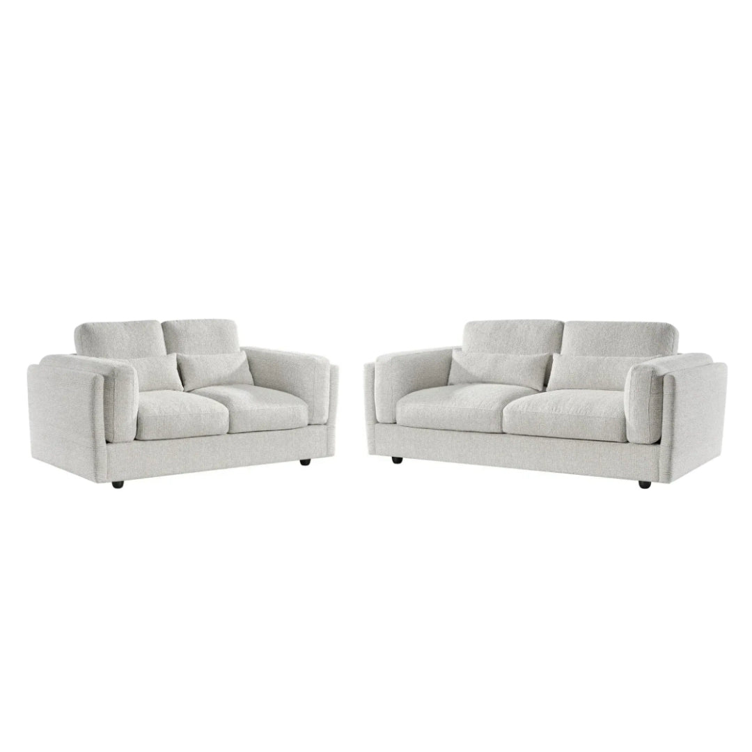 Harry Christian Home Bellagio 3+2 Sofa Set in Light Beige