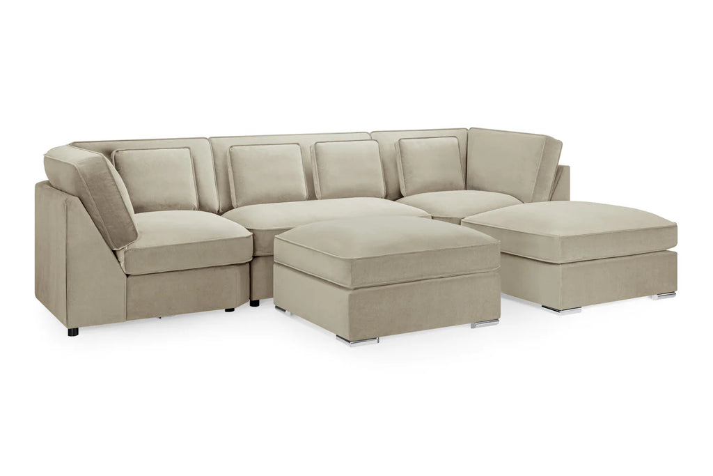 The Mayfair U-Shape Sofa In Beige