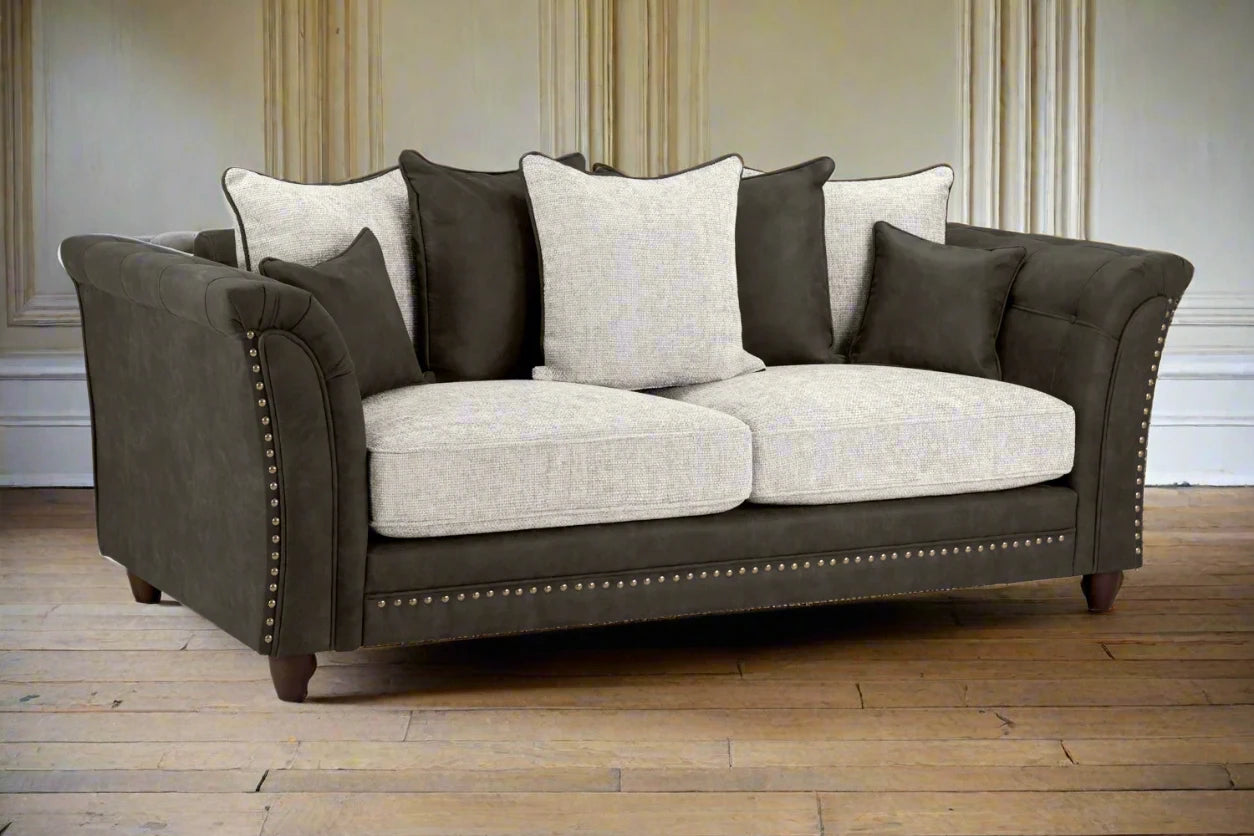 Bella Sofa Grey 3 Seater Sofa At Heritage Home UK