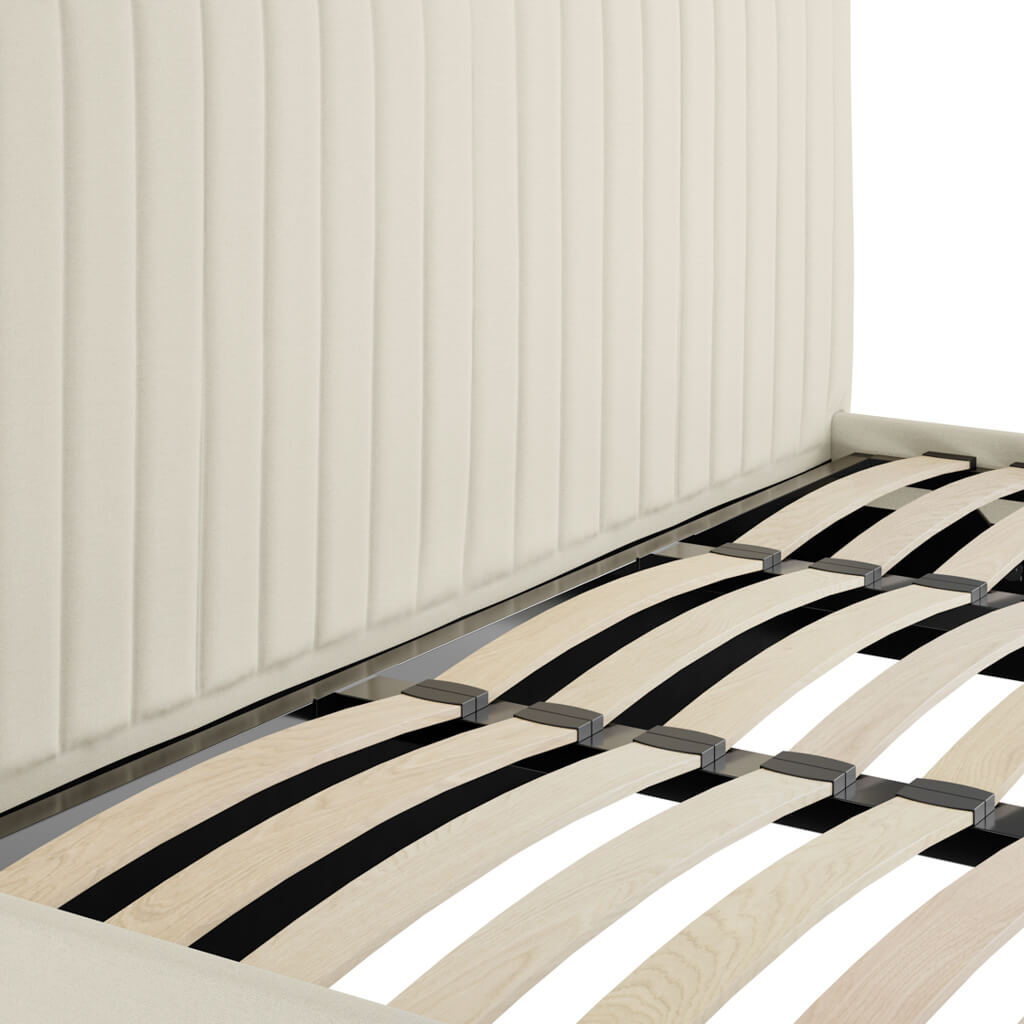 Berlin Milk Super Kingsize Ottoman Bed