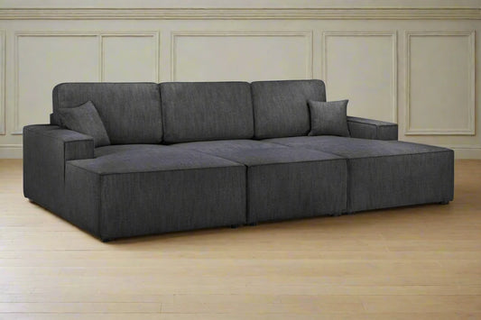 Black Charcoal Cinema Sofa Heritage Home Furniture UK