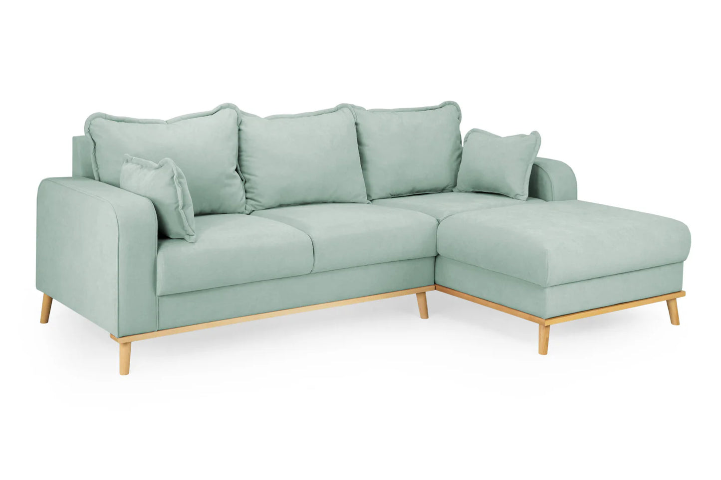 Byron Duck Egg Blue Right Hand Facing Corner Sofa