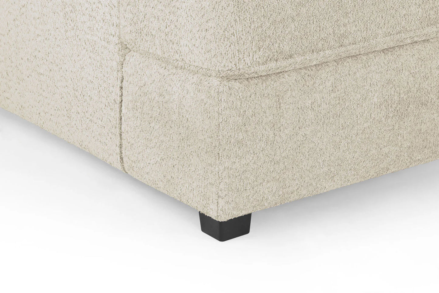 Valencia Cinema U-Shape Sofa In Boucle Beige