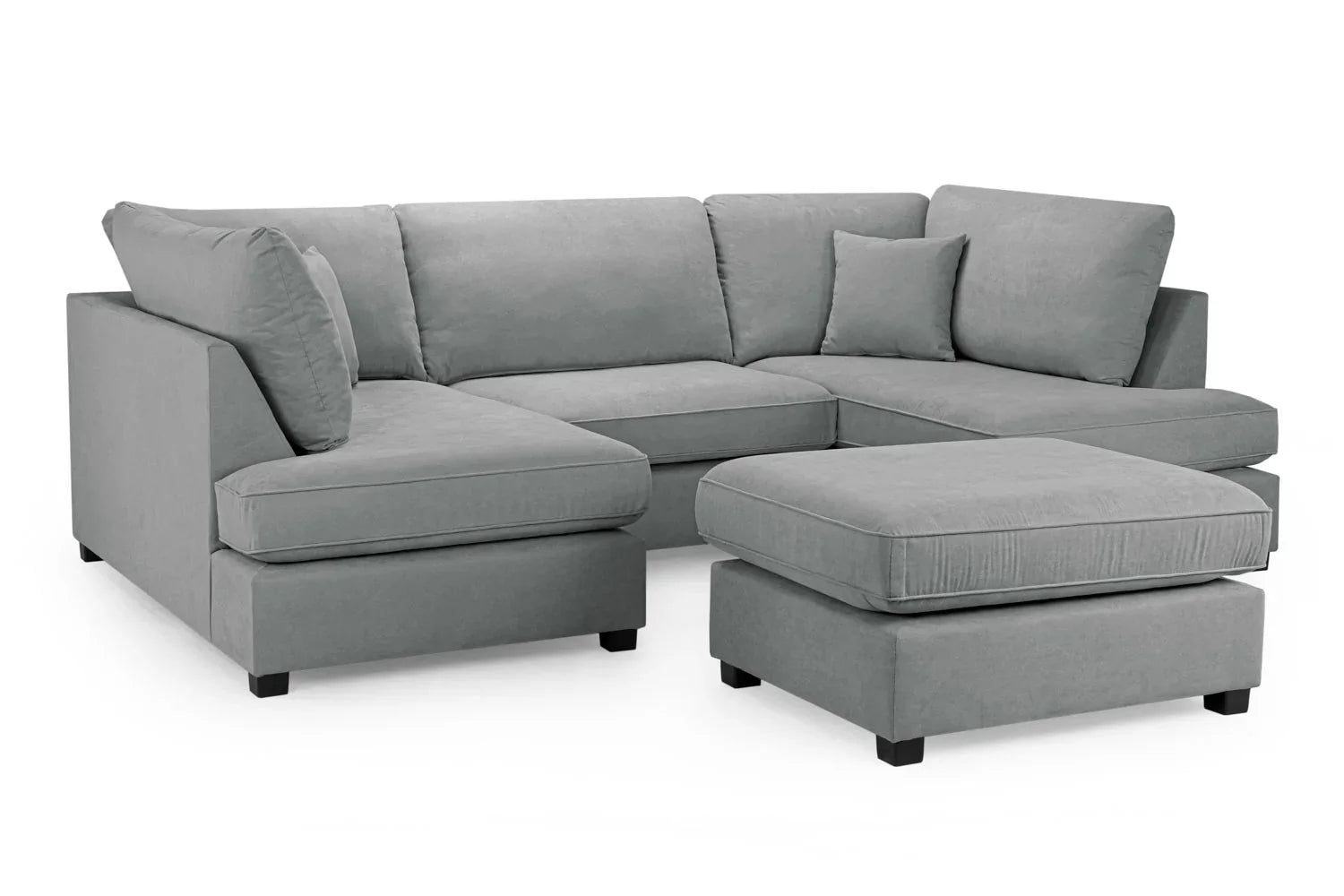 Valencia Cinema U-Shape Sofa In Grey