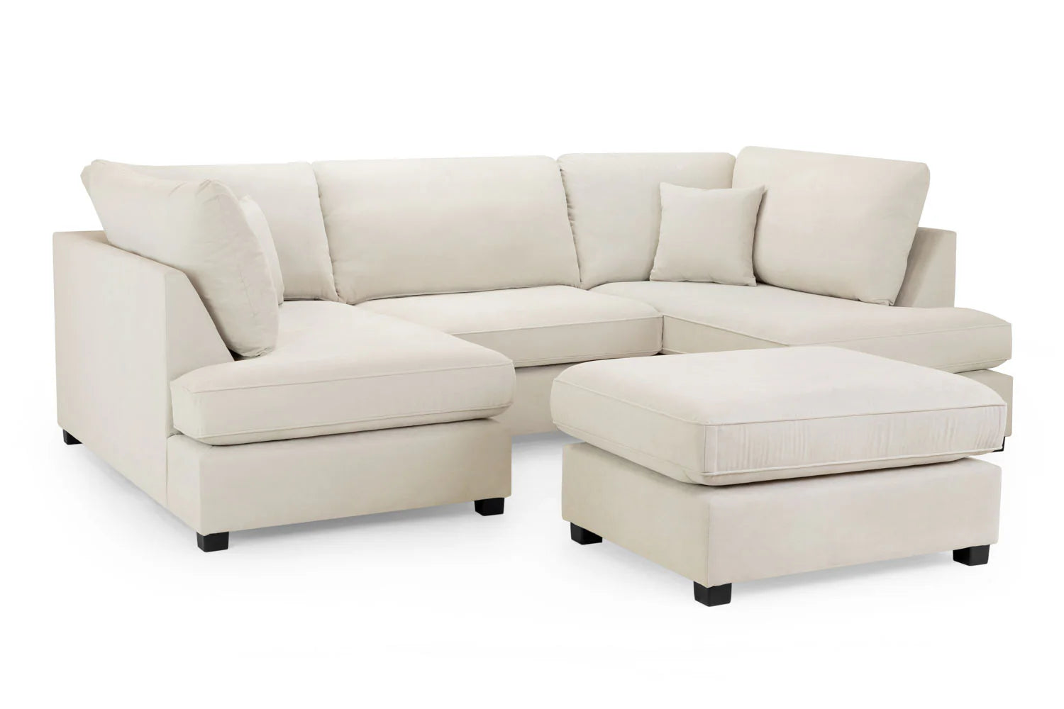 Valencia Cinema U-Shape Sofa In Beige
