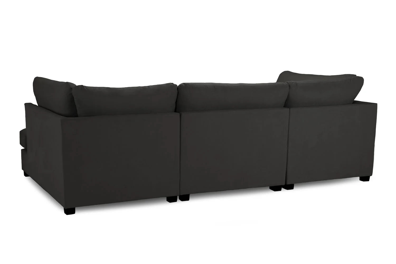 Valencia Cinema U-Shape Sofa In Black