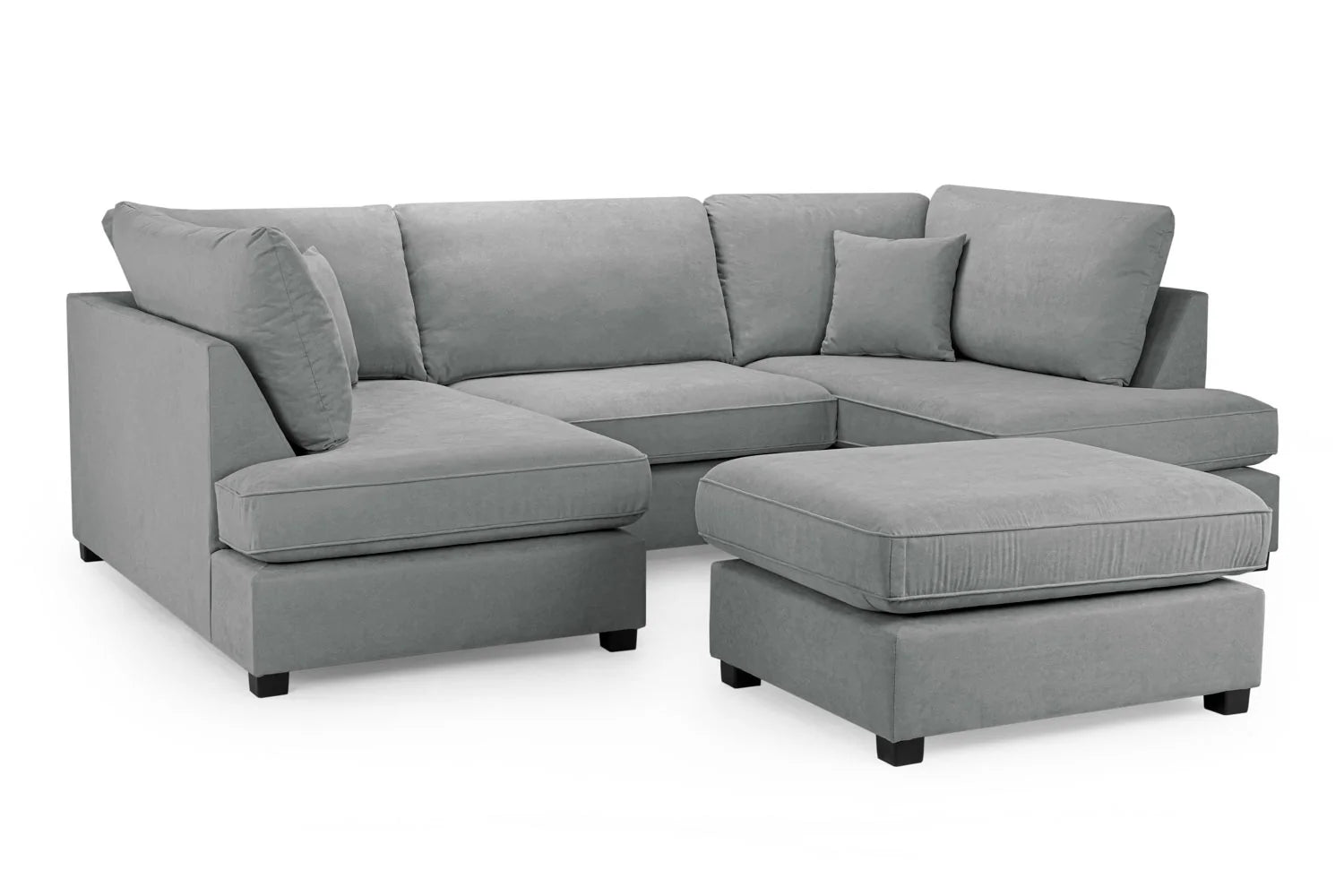 Valencia Cinema U-Shape Sofa In Grey