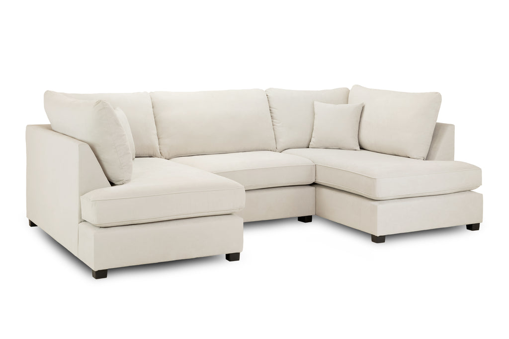 Carnaby Cinema U-shape Sofa in Beige, Grey or Black