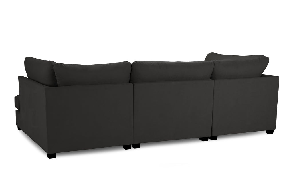 Carnaby Cinema U-shape Sofa in Beige, Grey or Black