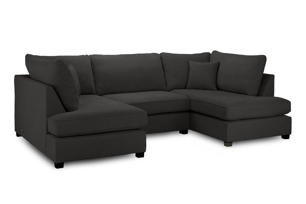Carnaby Cinema U-shape Sofa in Beige, Grey or Black