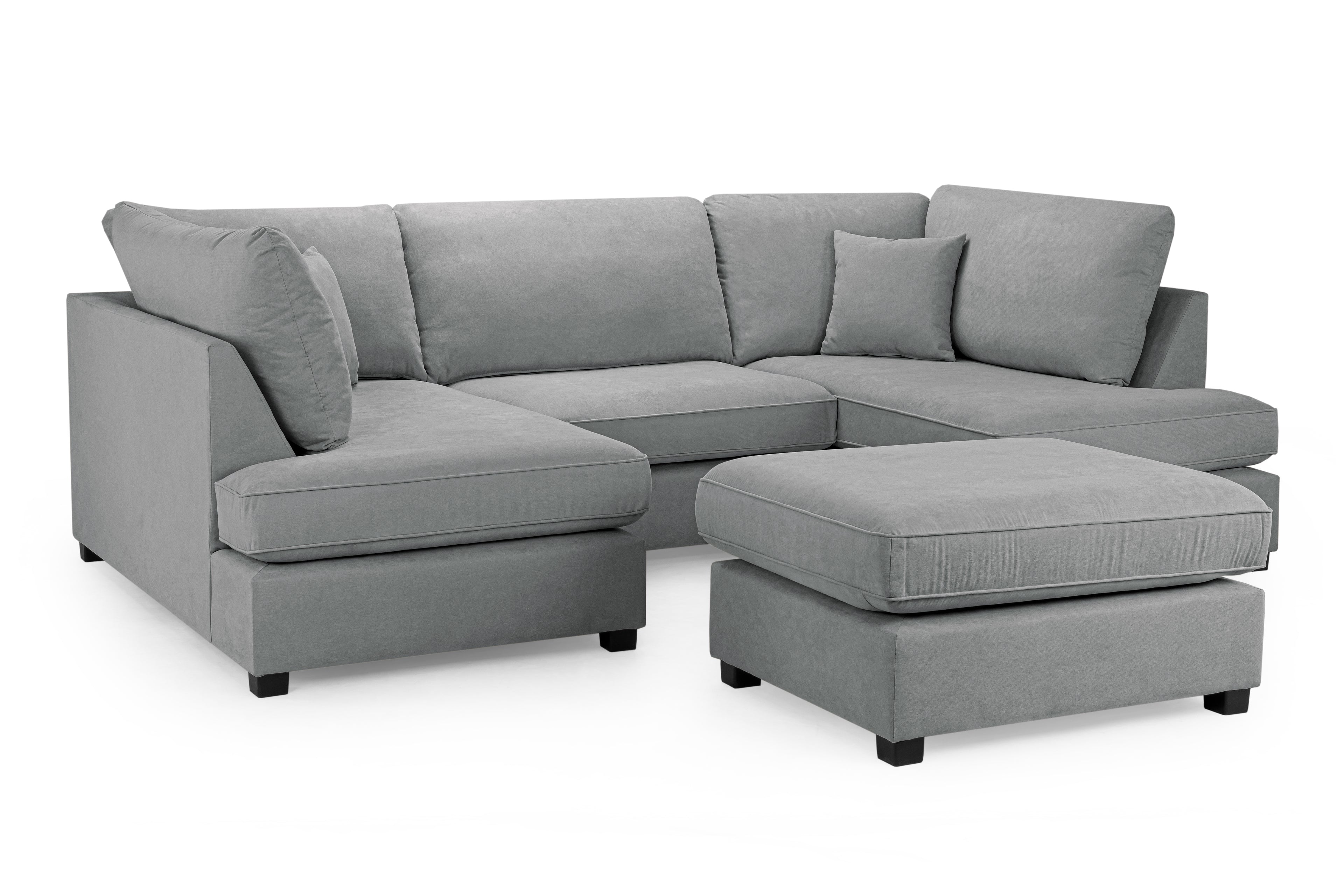Carnaby Cinema U-shape Sofa in Beige, Grey or Black