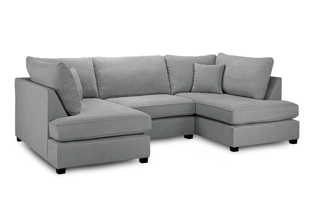 Carnaby Cinema U-shape Sofa in Beige, Grey or Black