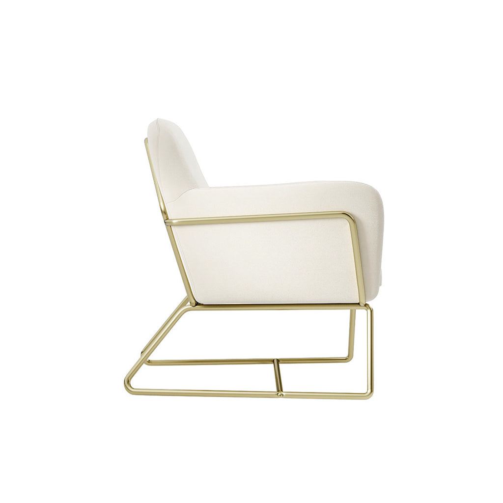 Harry Christian Home Olivia Accent Chair In Cream